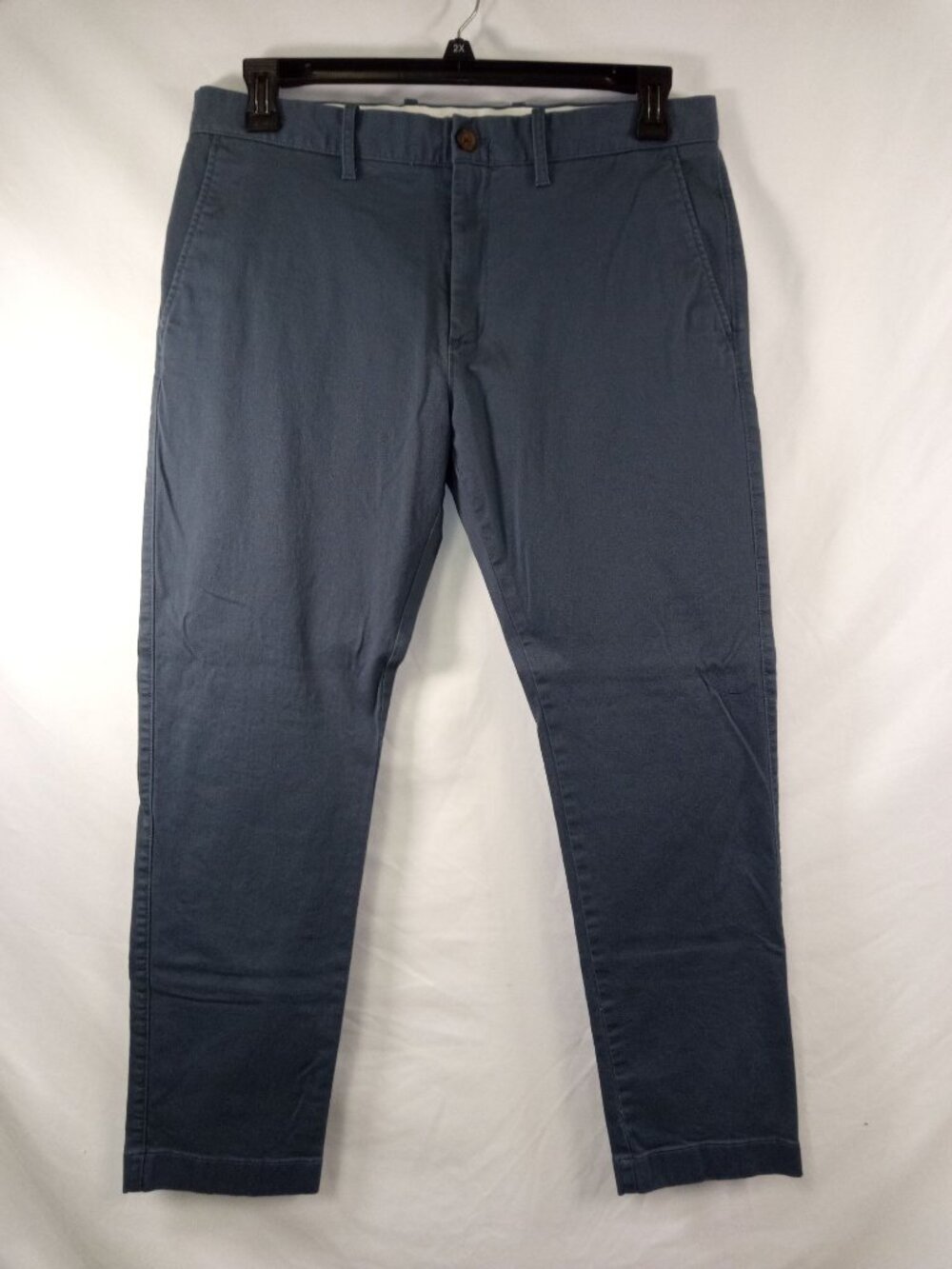 J. Crew Men's Blue Grey Flex Slim Chino Pants Size 33x30